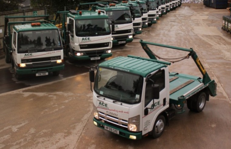 Multiple lorries.